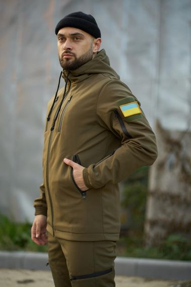 Костюм чоловічий "Reef" койот з шевроном | Зображення 5