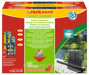 Наповнювач для фільтра для ставків Sera Pond Super Carbon 2 кг ЦІНА ЗА 1 КГ 08402