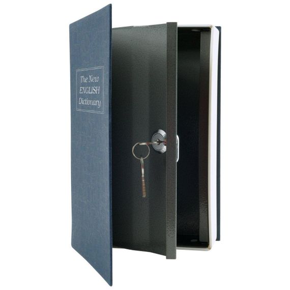 Книга, книжка сейф на ключе, металл, английский словарь 265х200х65мм | Зображення 4