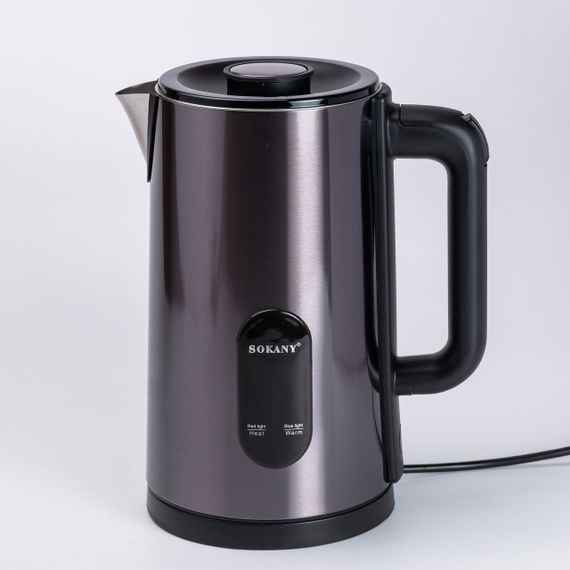 Чайник електричний Sokany SK-09019G 3 літри Сірий | Зображення 5