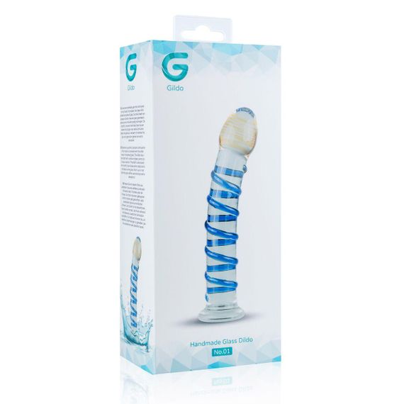 Стеклянный дилдо Gildo Glass Dildo No. 1 | Зображення 4