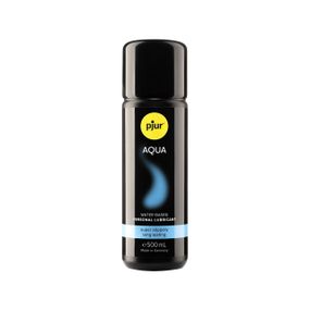 Лубрикант на водной основе pjur Aqua 500 мл, эффект бархатистой кожи без прилипания Sex Aura