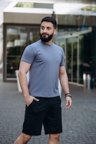 Футболка колір сірий