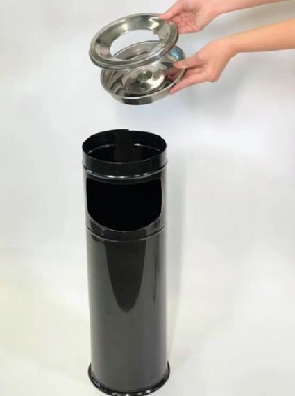 Підлогова урна з попільничкою Maxiflow чорна 19х60 см (4418.1960S.102.00) | Зображення 1