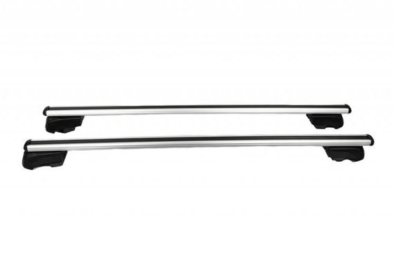 Перемычки на встроенные рейлинги под ключ Bold Bar V2 (2 шт) Черные для Volkswagen ID.4 | Зображення 4