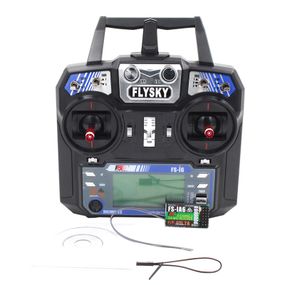 Пульт радіокерування 6ch FlySky FS-I6 + приймач FS-IA6, ручка газу праворуч
