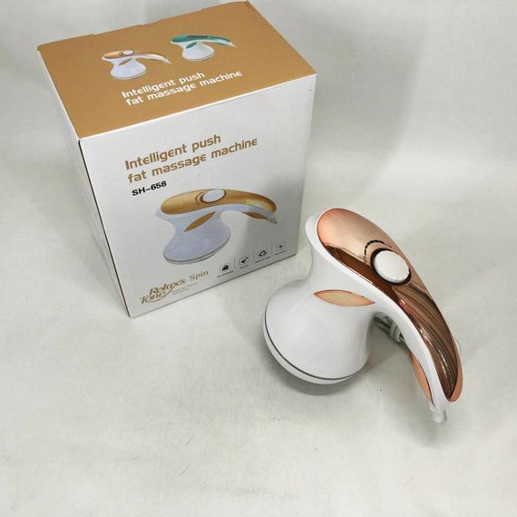 Масажер для тіла Relax and Spin Tone SH-658, вібро антицелюлітний масажер. Колір: жовтий | Зображення 4
