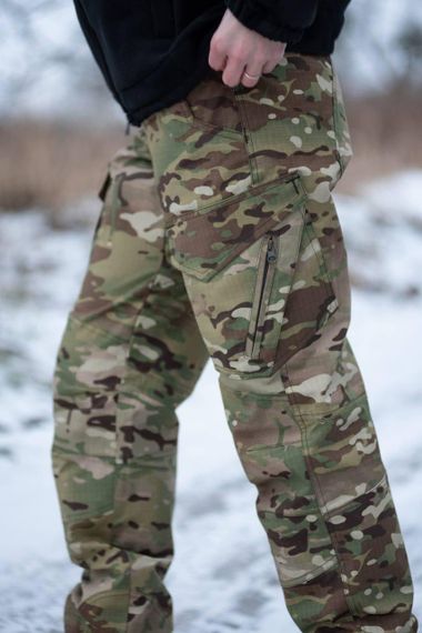 Штани Військові Мультикам жіночі ріп-стоп MTP Military | Зображення 2