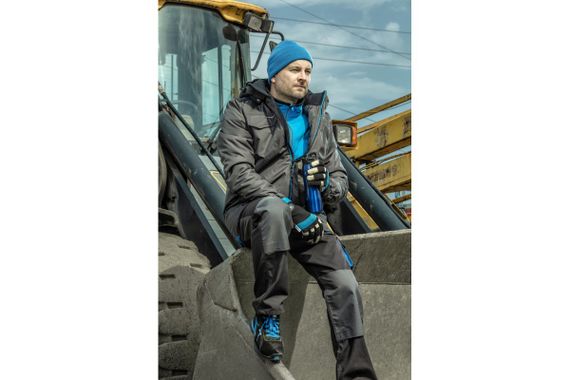 Шапка Hoegert ENZ HT5K471 в'язана 100% акрил синя, універсальний розмір (57-61) | Зображення 2