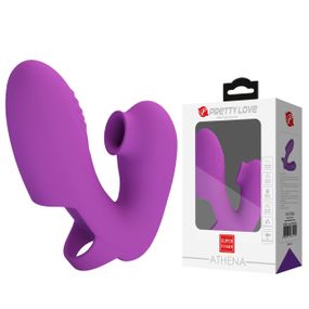 Вибратор на палец со стимуляцией клитора PRETTY LOVE Super Finger ATHENA 7 режимов, фиолетовый sexstyle