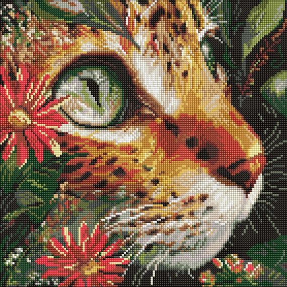 Алмазна мозаїка "Бездонні очі" ©art_selena_ua AMO8325, 40х40 см