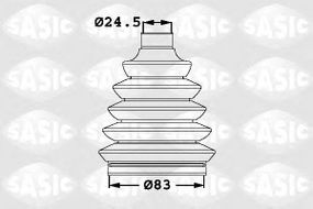 Пильовик ALFA ROMEO, BMW, CHEVROLET, FIAT, LANCIA, OPEL (вир-во SASIC) SASIC 1906005 на ABARTH 500C (312)