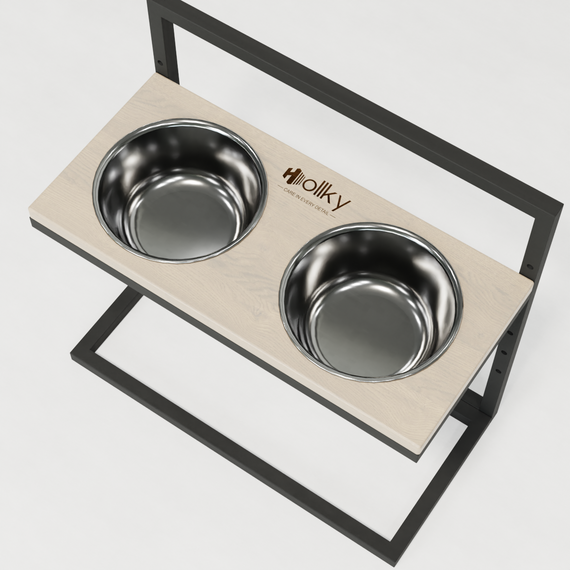 Миски на регульованій підставці для великих собак Hollky Flex L (2 × 1.8 л) FL-502850-GRWH | Зображення 5