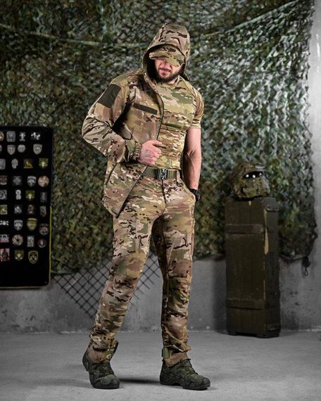 Літній еластичний тактичний костюм hunger 5в1 мультикам ДЛ7083 | Зображення 4