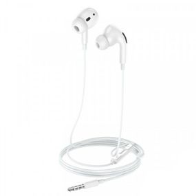 Навушники HOCO M101 Pro Crystal sound wire-controlled earphones with microphone White