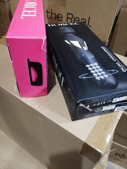 Вібромасажер 2в1 Dorcel Dual Orgasms Gold (м'ята упаковка!!!) Sex Aura | Зображення 1