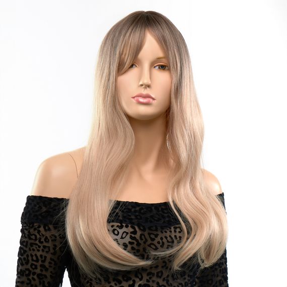 Перука довга з чубчиком Fetish Hair і фарбуванням омбре, 60 см