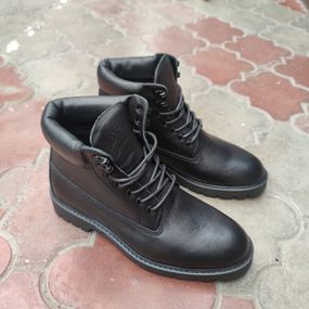 Теплые кожаные ботинки 40 41 42 43 44 45 размер