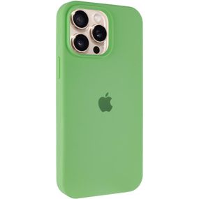 Чохол Silicone Case Full Protective (AA) для Apple iPhone 14 Pro (6.1") М'ятний / Mint