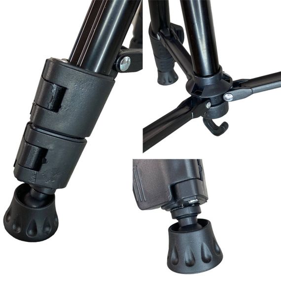 Штатив NeePho NP-3160S для съемки 30-68.5см с держателем+пульт Black | Зображення 6