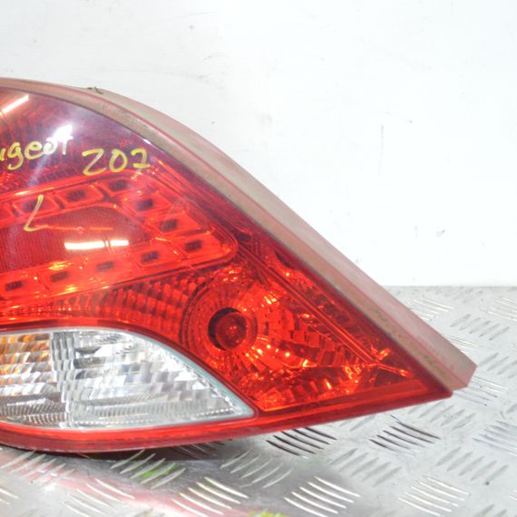 Ліхтар задній лівий LED Peugeot 207 2009-2015 рестайлінг Фара стоп задня ліва Пежо 207 9686566080 | Зображення 1