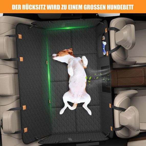 Чехол для перевозки собак на заднее сиденье авто, автогамак водонепроницаемый накидка защитная подстилка | Зображення 3