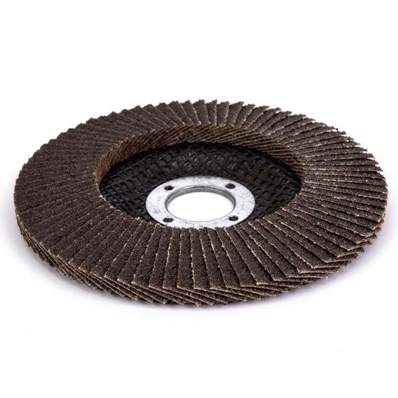 Диск шліфувальний пелюстковий конiчний 125хх22,2 зернистість P40, Т29 (HAISSER) 5411702 | Зображення 1