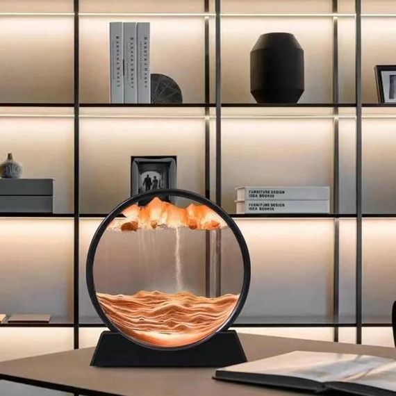 Лампа настільна Mobile Sand Painting Жовтий пісок