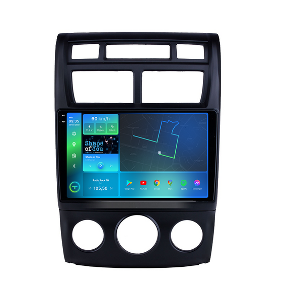 Штатна магнітола Torssen 2K Kia Sportage 2 05-09 conditioneer F9464 4G Carplay DSP