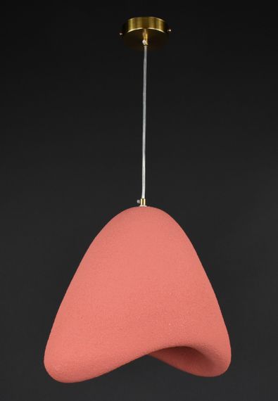 Люстра підвісна на 1 лампочку 27894 Латунь 40-100х25х40 см. | Зображення 2