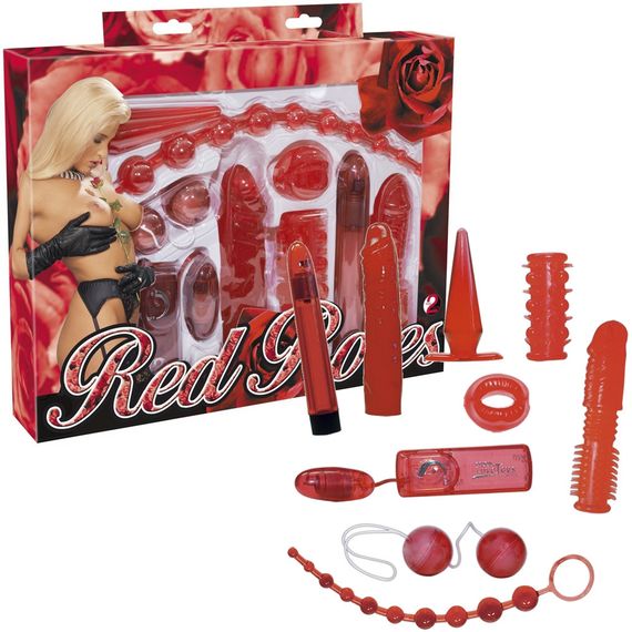 Секс набір - Red Roses Set Sex Aura