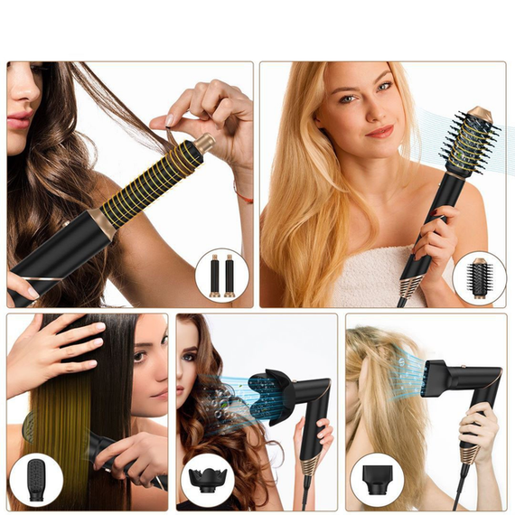 Многофункциональный стайлер для волос Hot Air Styler 6в1 | Зображення 9