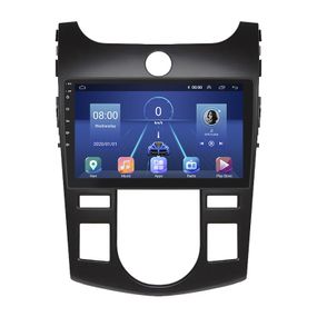 Штатная магнитола Lesko для Kia Forte I 2008-2013 экран 9" 4/64Gb 4G Wi-Fi GPS Top Киа