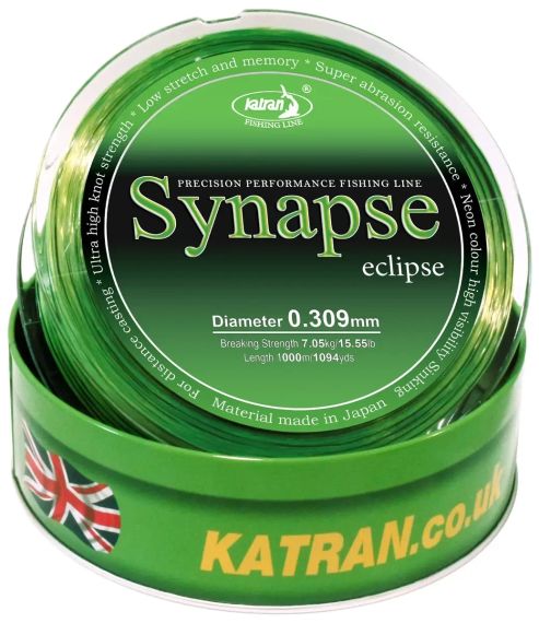 Волосінь Katran Synapse Eclipse 1000m (neon-black) 0.309mm 15.55lb | Зображення 1