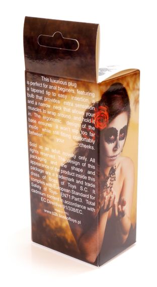 Анальная пробка Boss Series - Jewellery Gold PLUG Clear S, BS6400021 sexstyle | Зображення 7