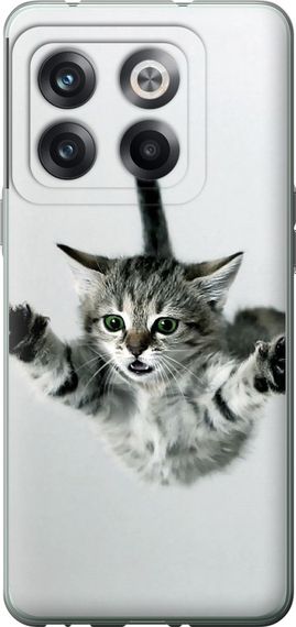 Чехол на OnePlus 10T Летящий котёнок "2322u-2647-17620"