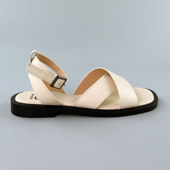 Сандалі жіночі шкіряні 589012 Бежеві 36 37 38 39 40