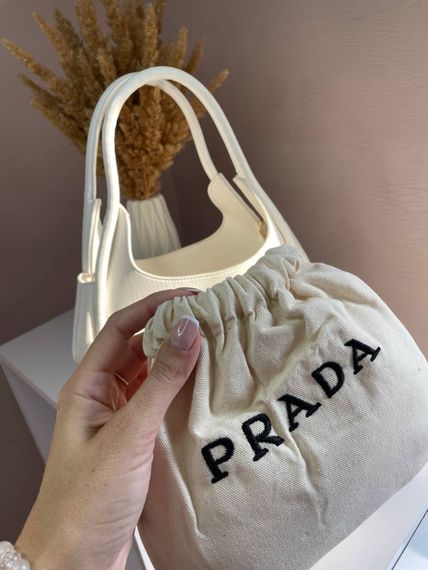 Жіноча сумка Prada mini Прада біла 088 | Зображення 7