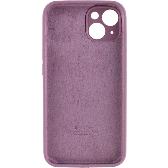Чехол Silicone Case Full Camera Protective (AA) для Apple iPhone 14 (6.1") Лиловый / Lilac Pride | Зображення 1