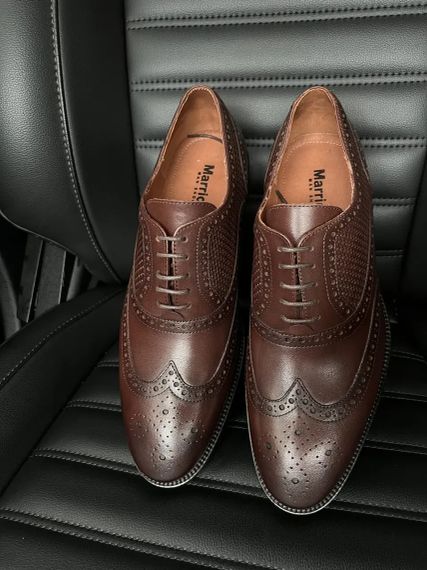 Шикарні коричневі оксфорди 42 розмір | Зображення 3