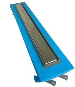 Душовий канал з горизонтальним фланцем Maxiflow Standart Line 60 см решітка Під плитку 4022.TY050K.060.1