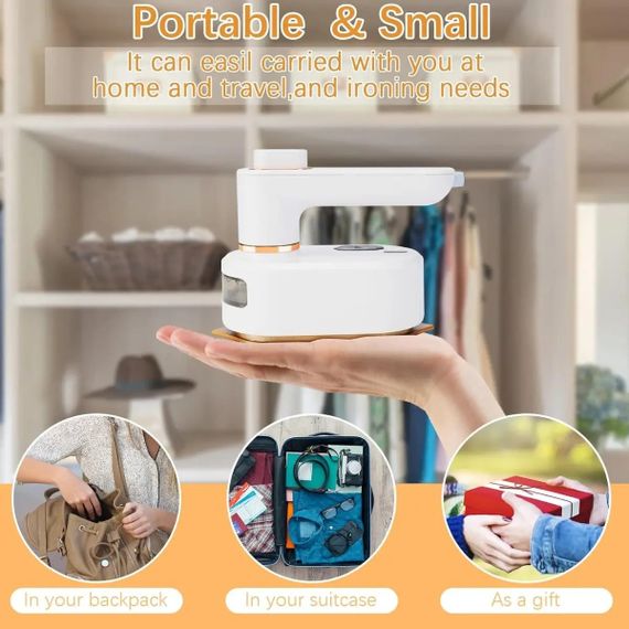 Електрична міні праска для прасування в дорогу RAF, Маленька праска для мандрівників   знижка | Зображення 1