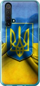 Чехол на Realme X50 Флаг и герб Украины 1 "375u-1894-17620"