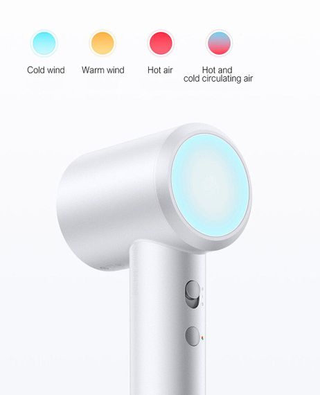 Фен Xiaomi Mijia High Speed Hair Dryer H501 SE White + (перехідник на EU розетку) | Зображення 3