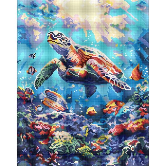 Алмазная мозаика "Морское спокойствие" ©art_selena_ua AMO8099, 40х50 см