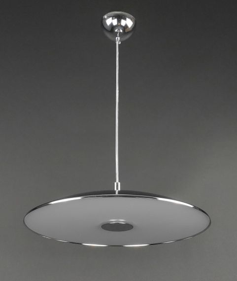 Люстра світлодіодна підвісна LED світильник для квартири на стелю лед 27711 Хром 20-160х40х40 см. | Зображення 3