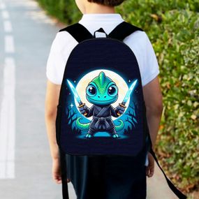 Рюкзак дитячий Рюкзак дитячий Дракончик Ніндзя 34х27 см, ранець міський для хлопчика (00543)