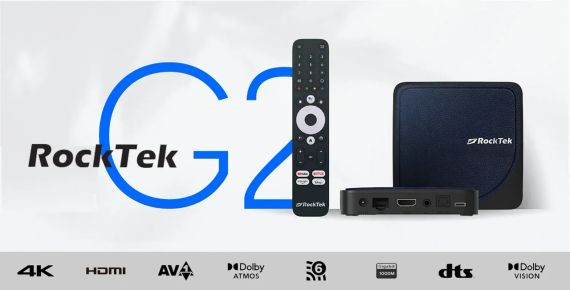 СМАРТ ТБ-приставка RockTek G2 smart 4 64 гб | Зображення 3