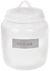 Банка фарфорова Necollie "Sugar" 1500мл, біла