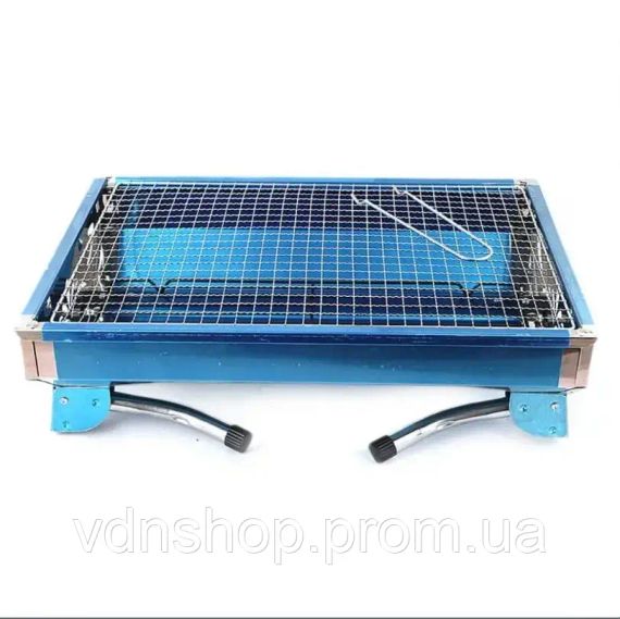 Переносний мангал з гратами для шашлику та гриля GP-4274 48*33*29cm | Зображення 3